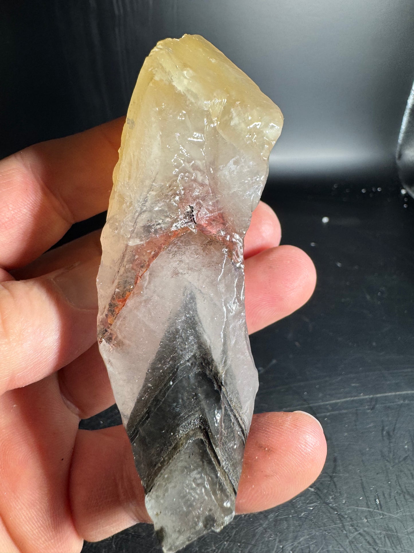 Monarch Butterfly Calcite El Potosi Mine, Santa Eulalia, Chihuahua , Mexico 141 Grams