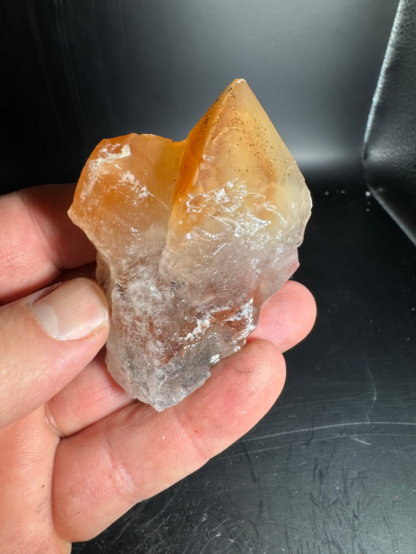 Monarch Butterfly Calcite El Potosi Mine, Santa Eulalia, Chihuahua , Mexico 110 Grams