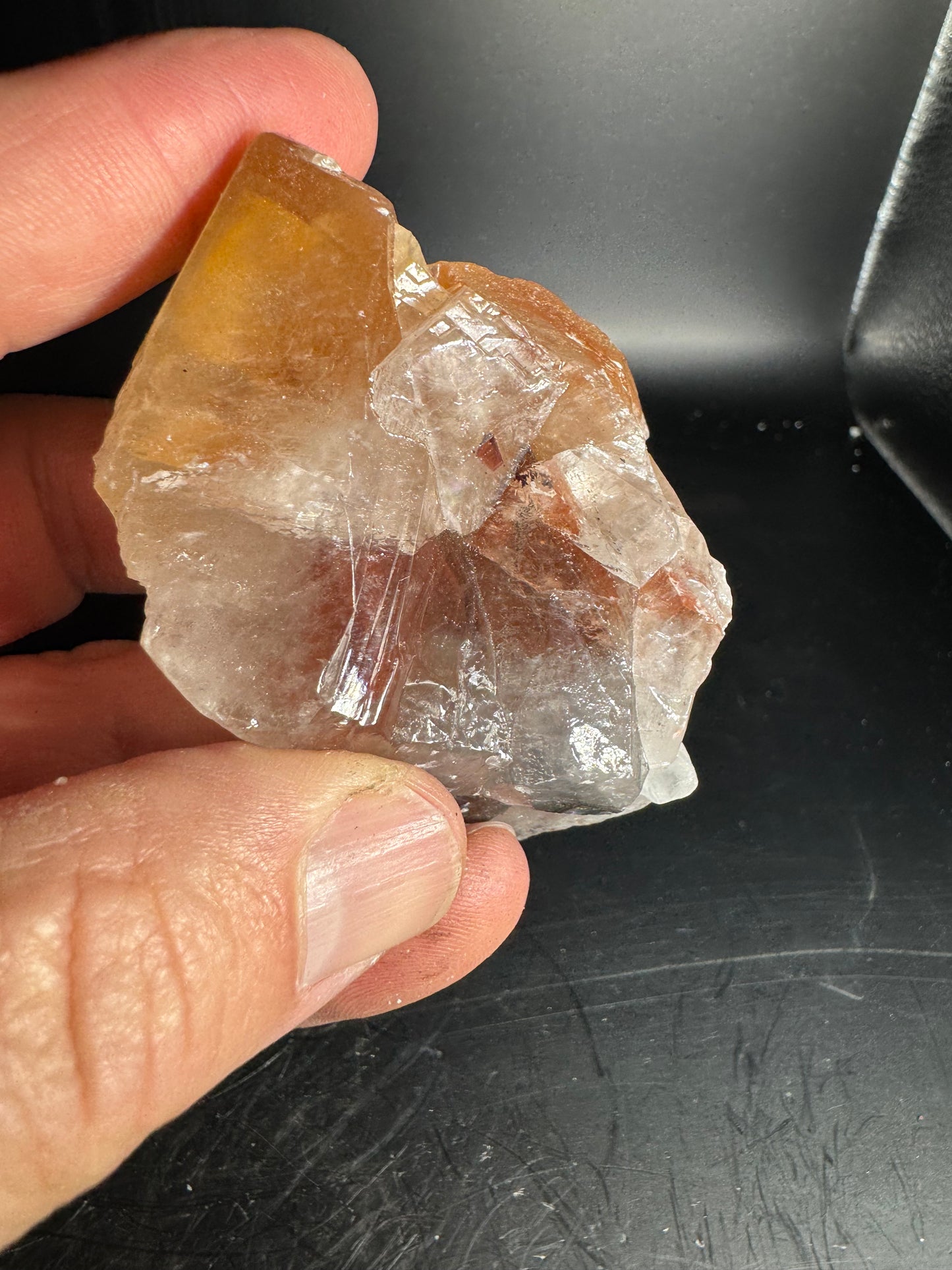 Monarch Butterfly Calcite El Potosi Mine, Santa Eulalia, Chihuahua , Mexico 110 Grams