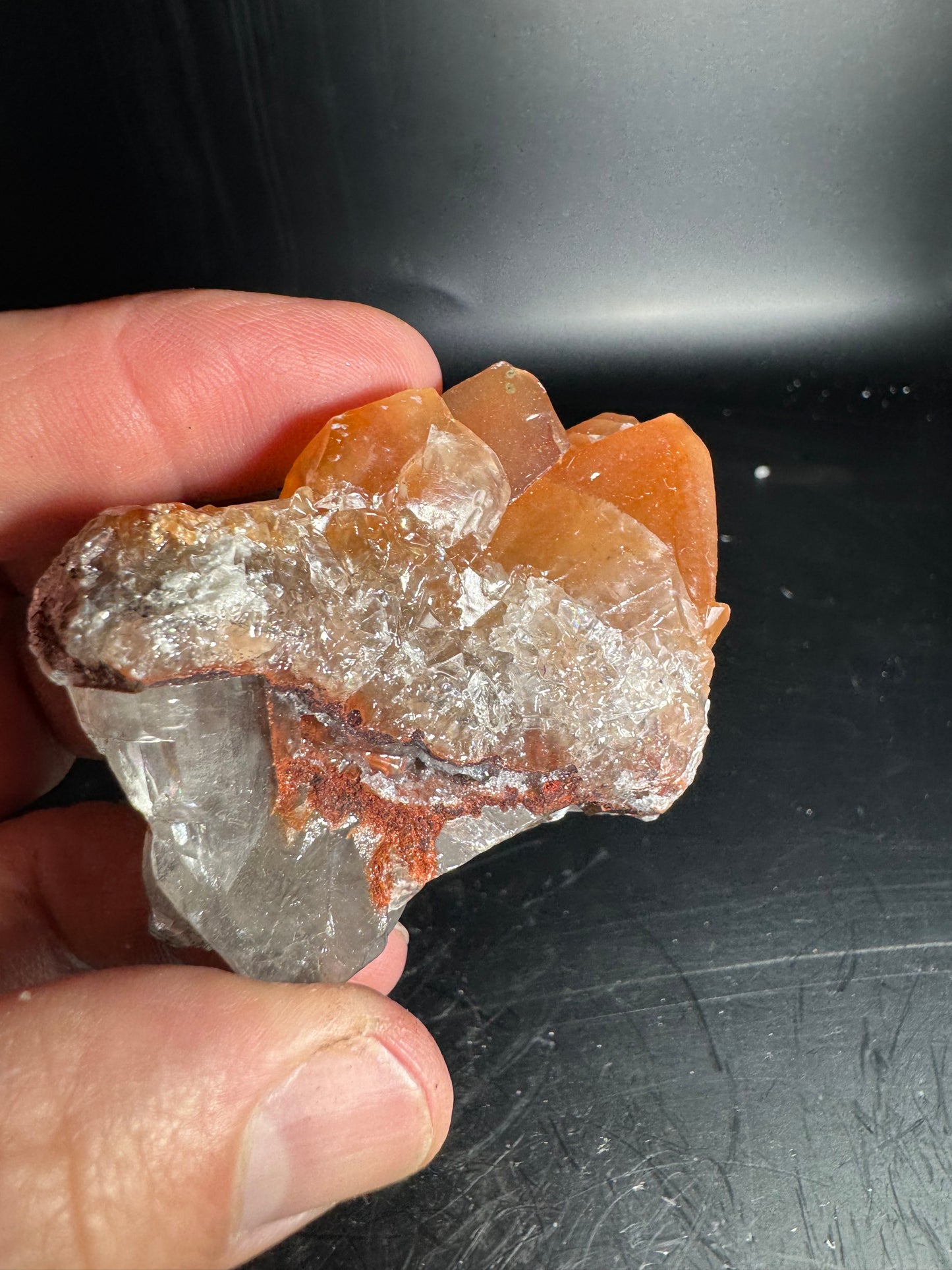 Monarch Butterfly Calcite El Potosi Mine, Santa Eulalia, Chihuahua , Mexico 135 Grams
