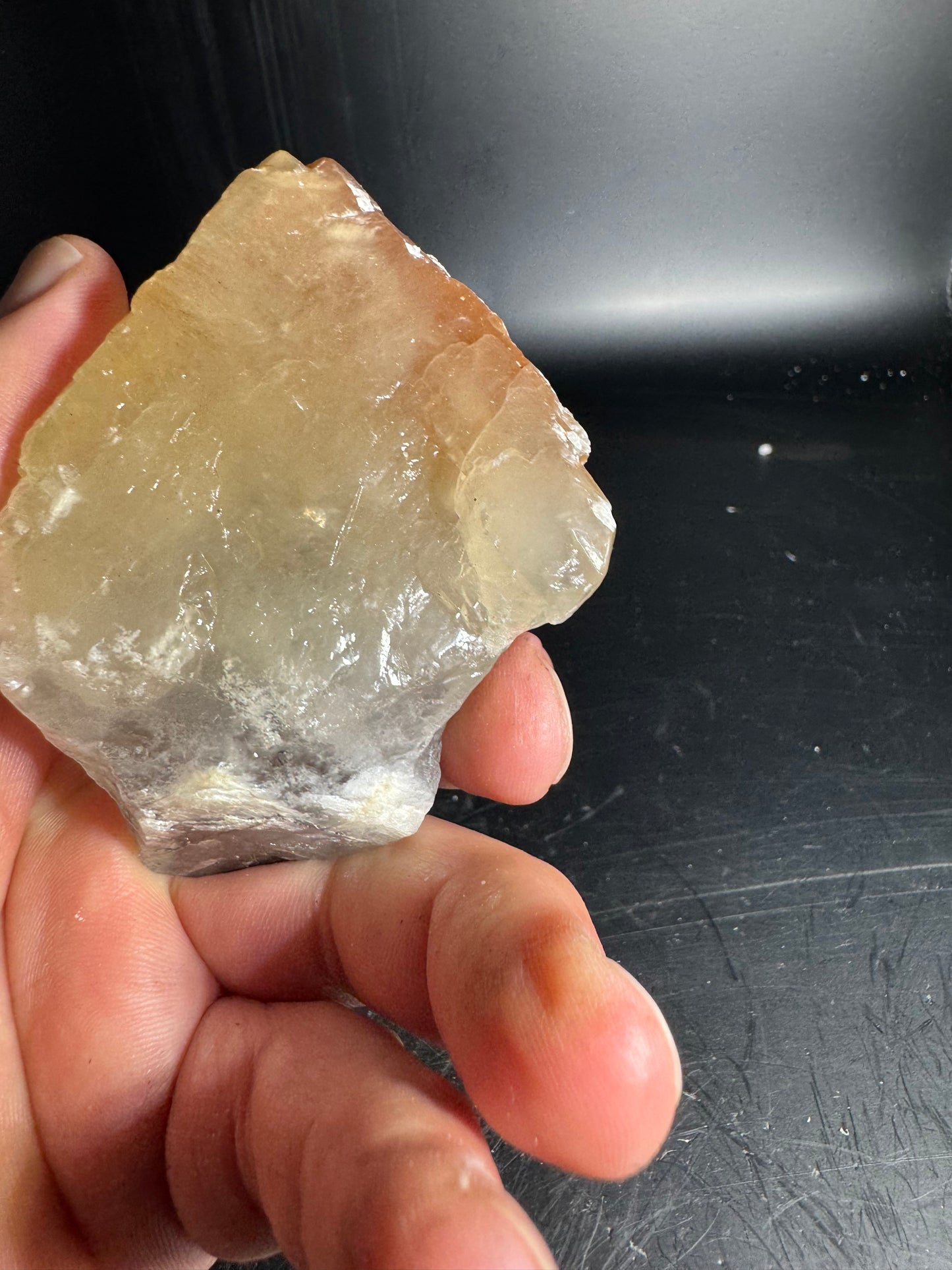 Monarch Butterfly Calcite El Potosi Mine, Santa Eulalia, Chihuahua , Mexico 225 Grams