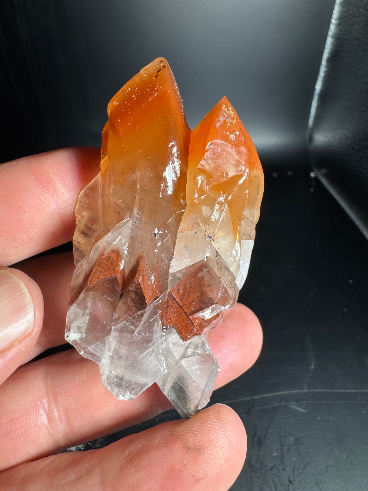 Monarch Butterfly Calcite El Potosi Mine, Santa Eulalia, Chihuahua , Mexico 59 Grams