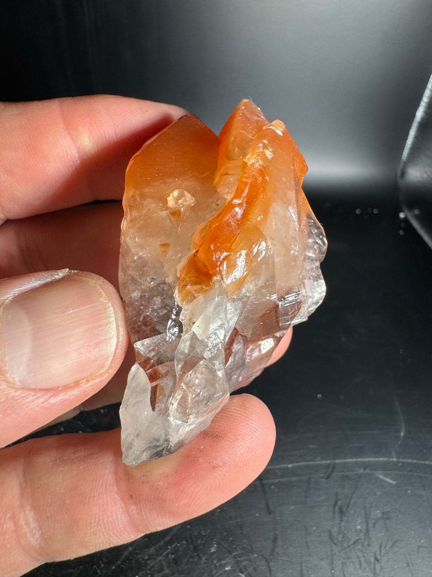 Monarch Butterfly Calcite El Potosi Mine, Santa Eulalia, Chihuahua , Mexico 59 Grams