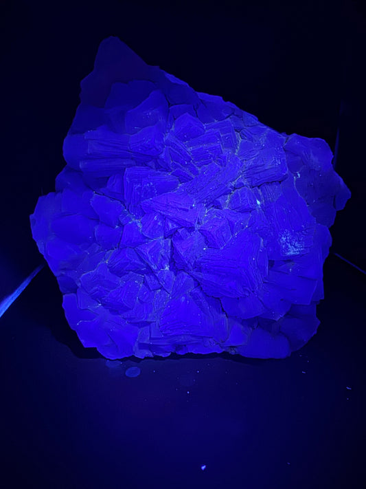 UV Reactive Filo Fluorite, From Santa Librada Mine, Durango, Mexico. 10.6lbs!