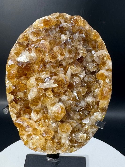 Citrine Freeform on Custom Stand from Brazil 3.5 lbs!