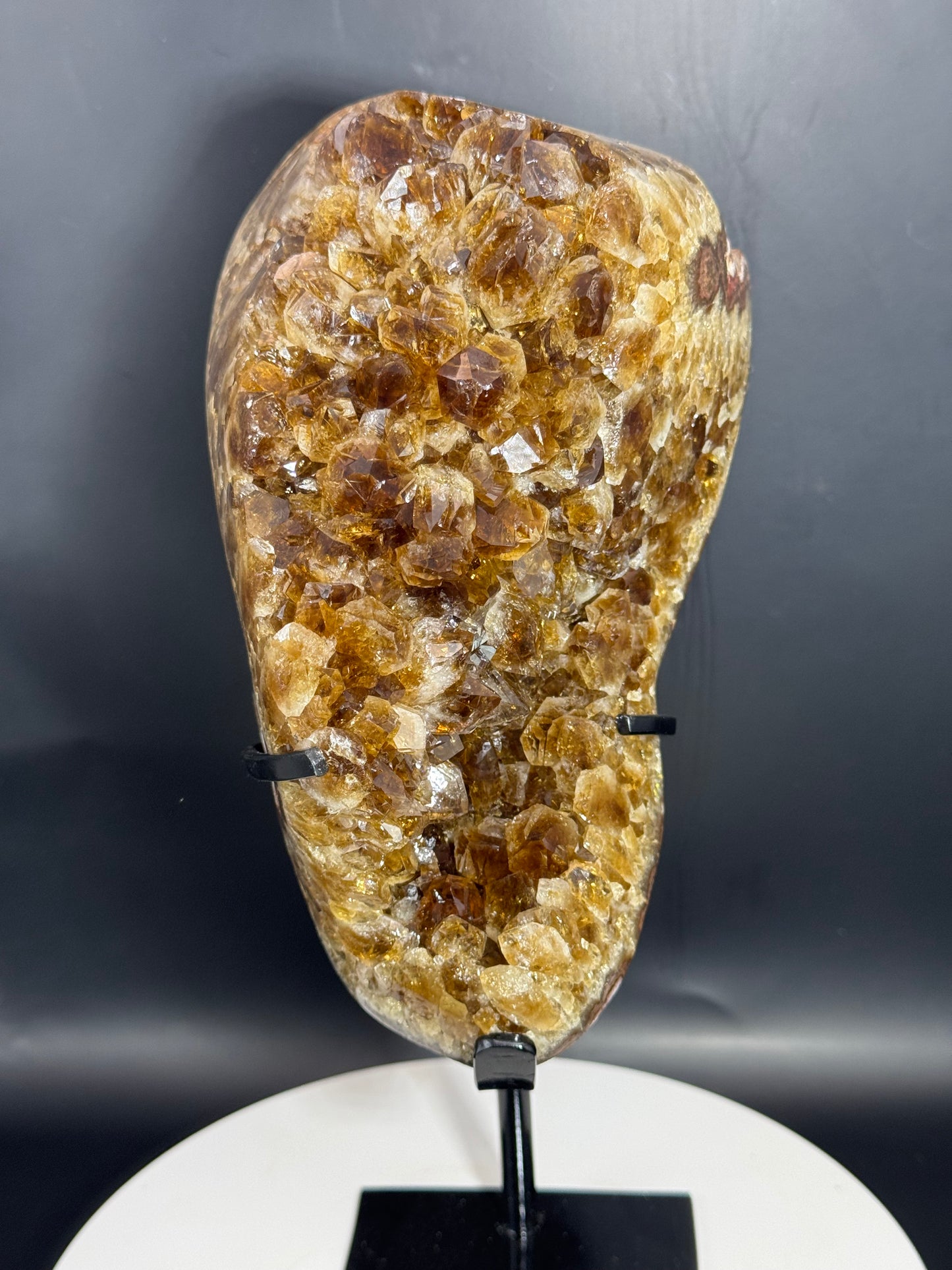 Citrine Freeform on Custom Stand from Brazil 4.7 lbs!