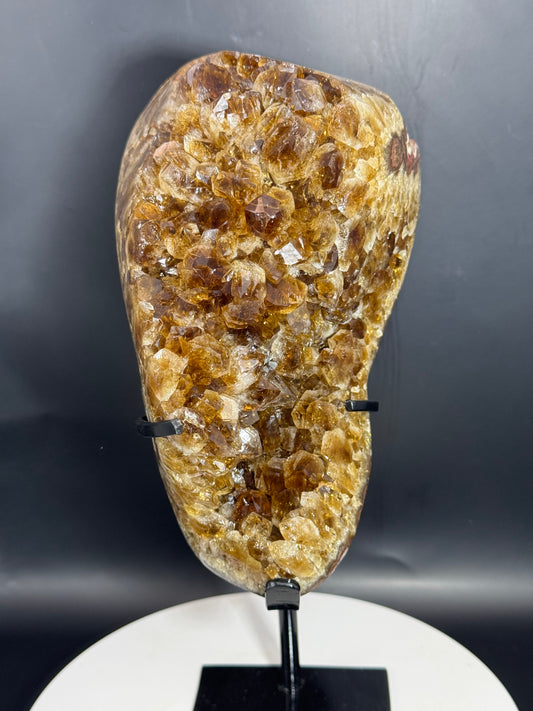 Citrine Freeform on Custom Stand from Brazil 4.7 lbs!