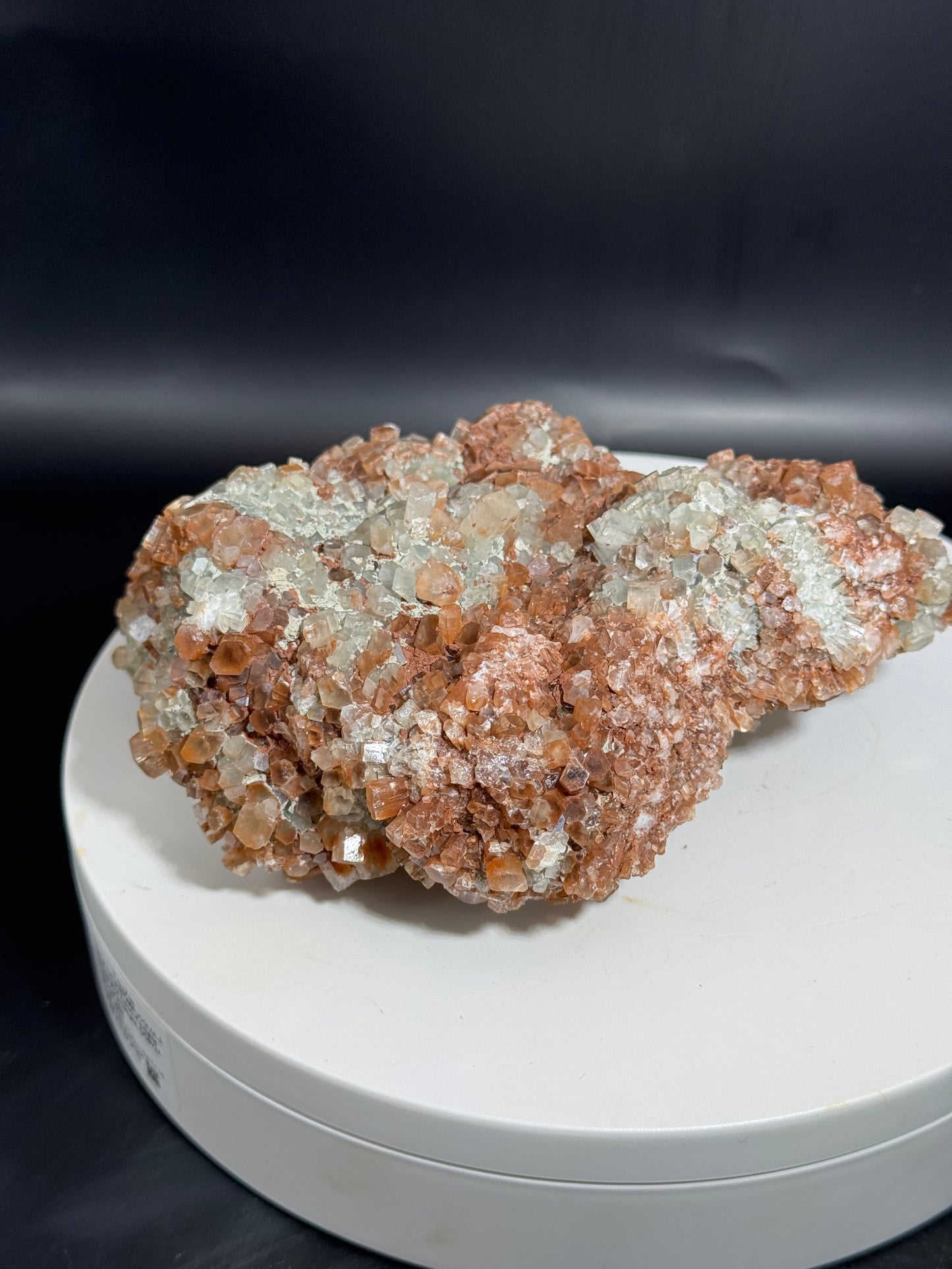 Aragonite Crystal Cluster Mineral Specimen from Morocco 2.1 lbs UV Reactive