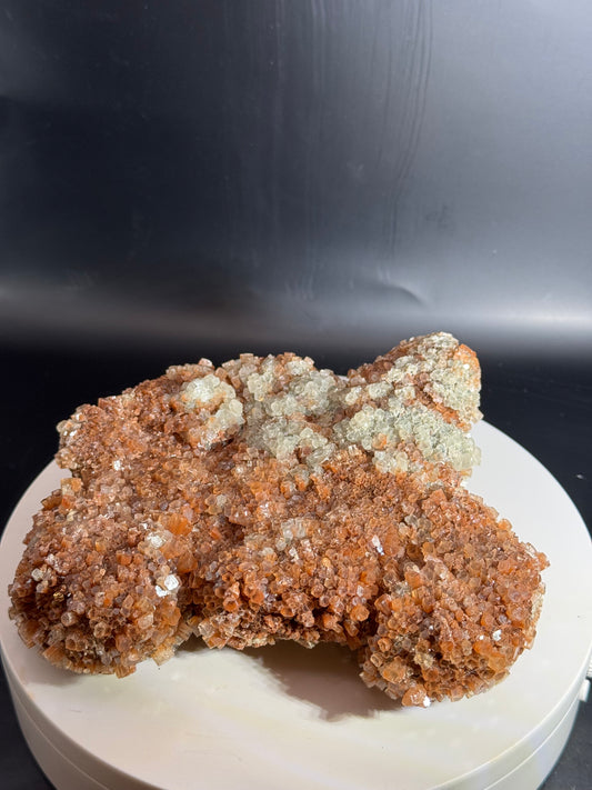 Aragonite Crystal Cluster Mineral Specimen from Morocco 2.6 lbs UV Reactive