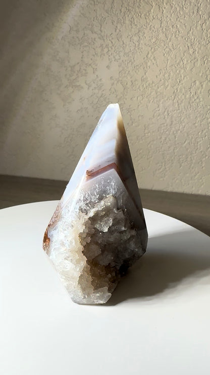 Brazilian Druzy Agate, Diamond Shaped