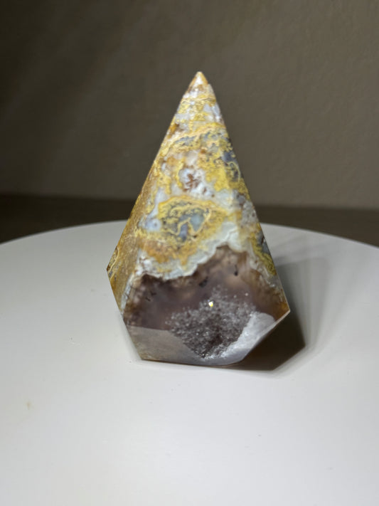 Brazilian Druzy Agate, Diamond Shaped