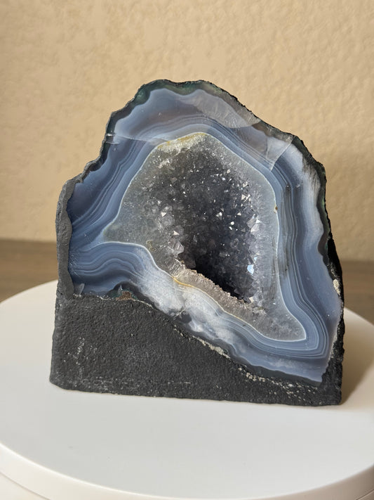 Blue Banded Agate Cathedral