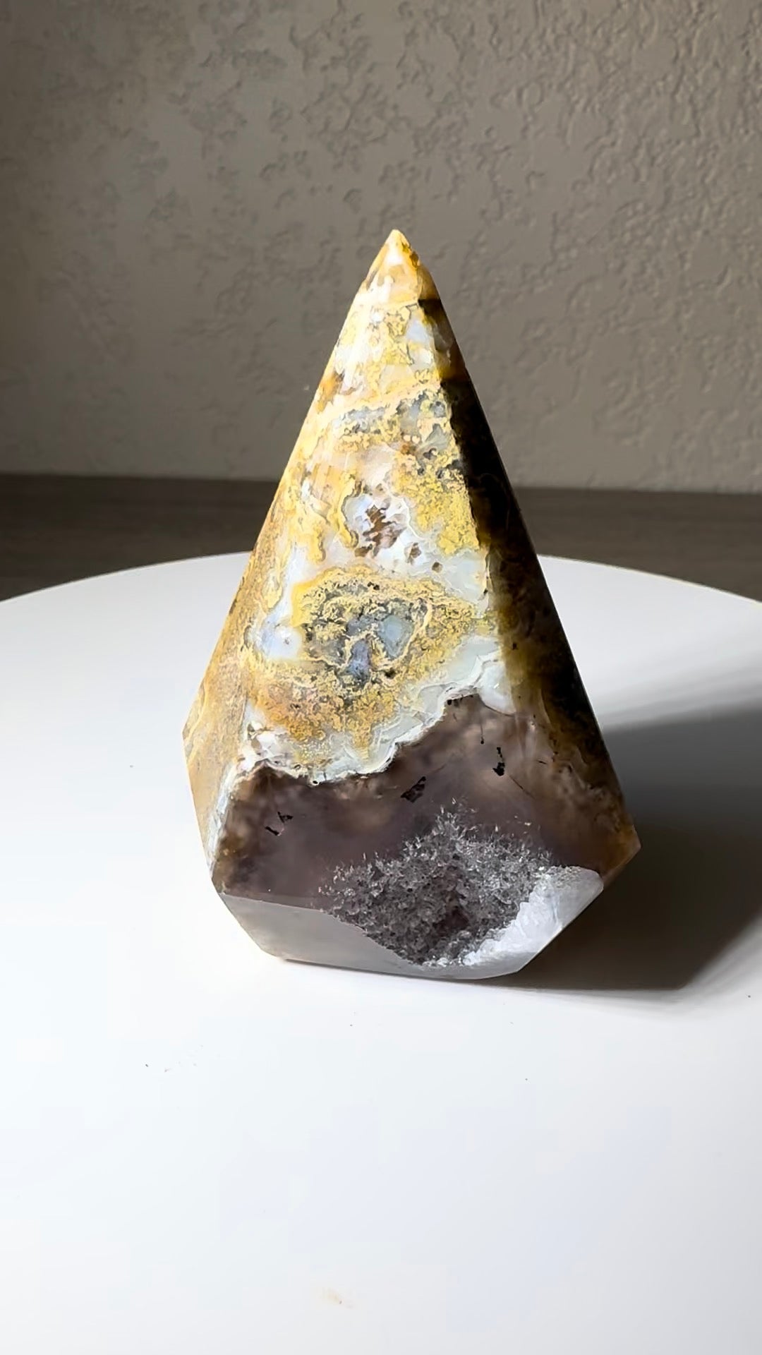 Brazilian Druzy Agate, Diamond Shaped