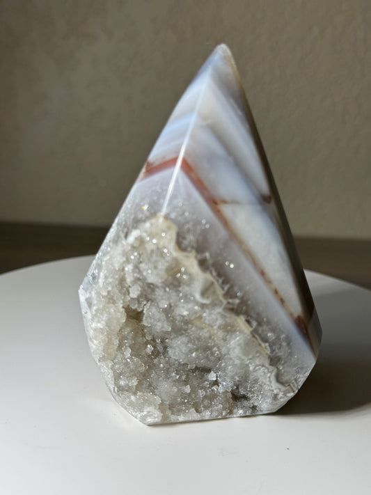 Brazilian Druzy Agate, Diamond Shaped