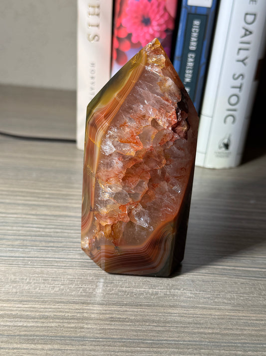 Brazilian Agate Tower