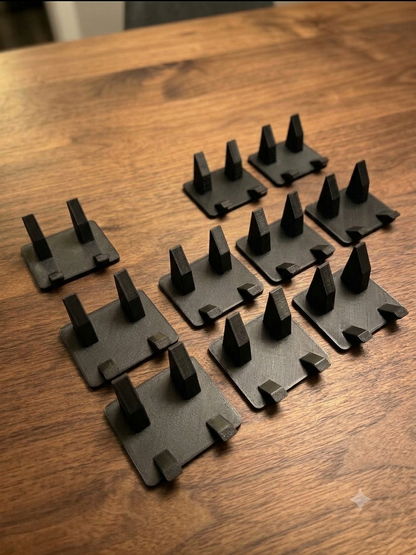 (10) 3D Printed Rock & Mineral Display Stands | Geode Holder