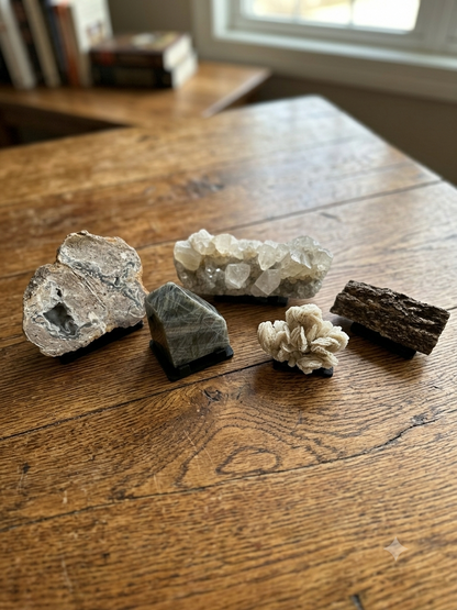 (10) 3D Printed Rock & Mineral Display Stands | Geode Holder