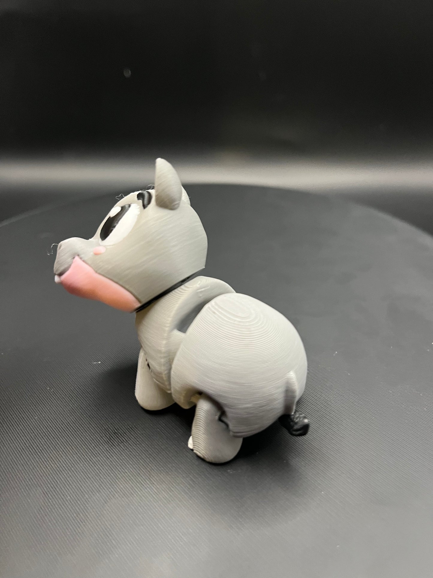 Flexi Hippo 3D Printed Articulated Fidget Toy with Rotating Head, Cute Desk Decor Animal Gift