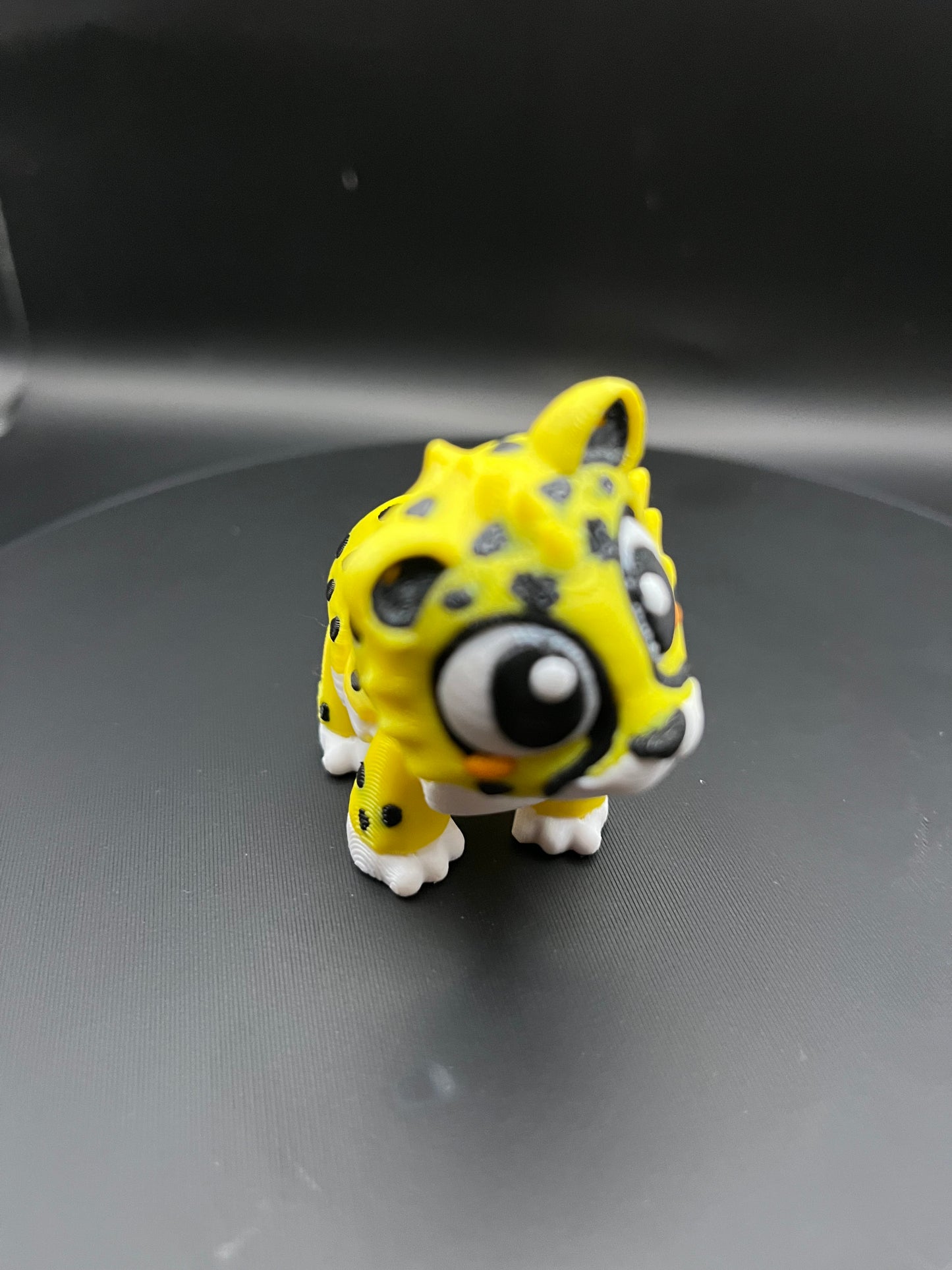 Flexi Cheetah 3D Printed Articulated Cat Figurine | Posable Feline Shelf Decor | Wildcat Lover Gift