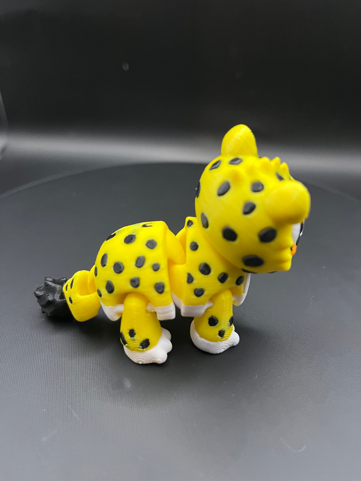 Flexi Cheetah 3D Printed Articulated Cat Figurine | Posable Feline Shelf Decor | Wildcat Lover Gift