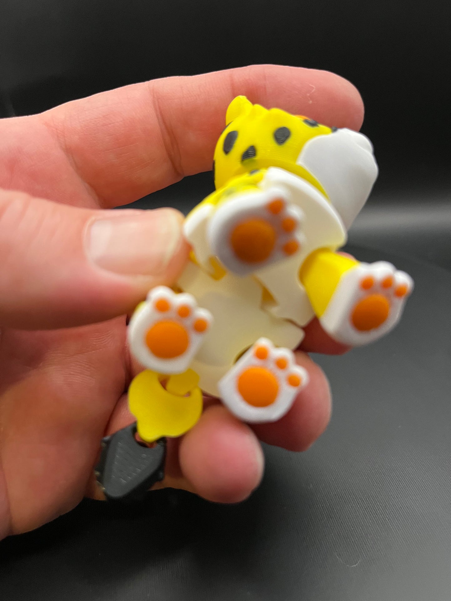 Flexi Cheetah 3D Printed Articulated Cat Figurine | Posable Feline Shelf Decor | Wildcat Lover Gift