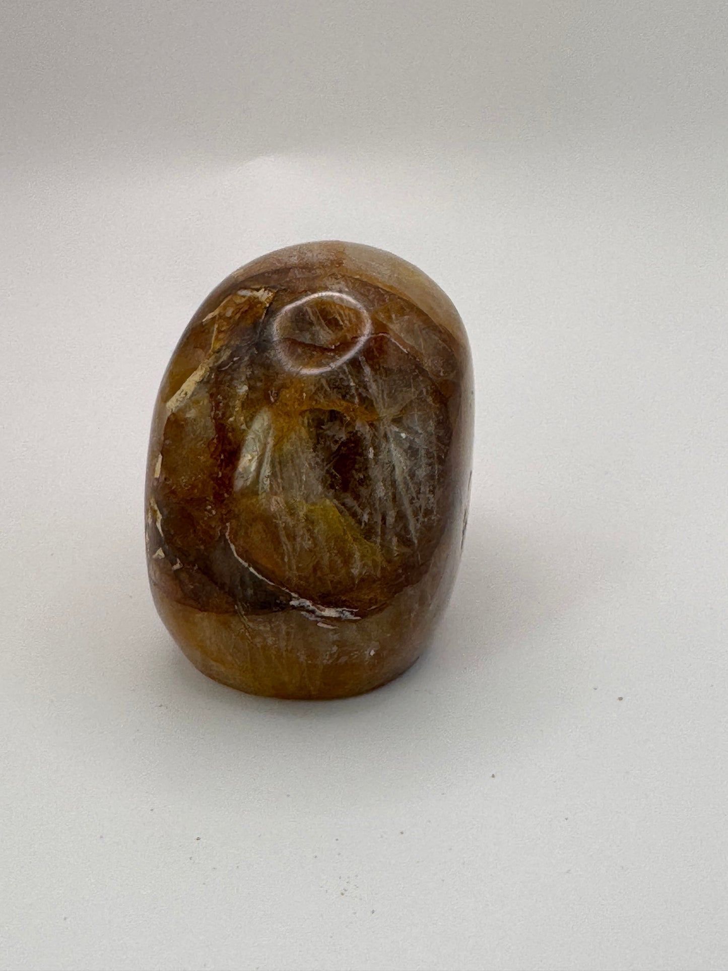Fire quartz skull