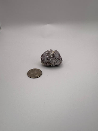 3 Botryoidal Lepidolite Crystal Clusters