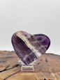 Fluorite Heart Shaped Bowl 2.5" UV Reactive