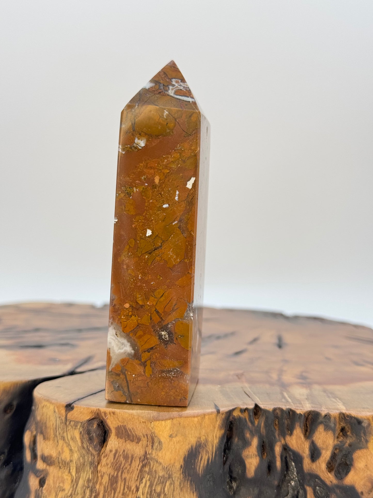 Mosaic Jasper Druzy Tower