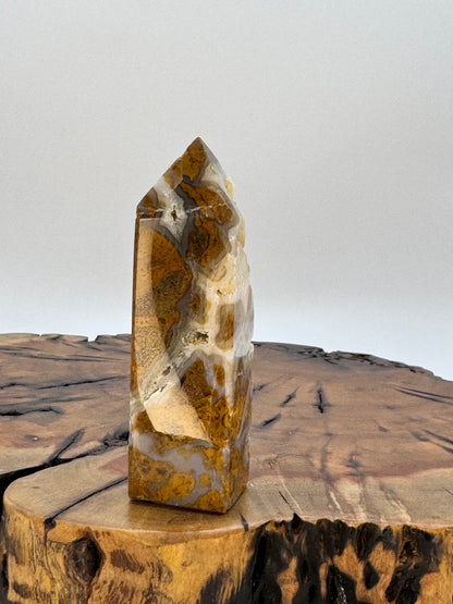 Mosaic Jasper Druzy Tower