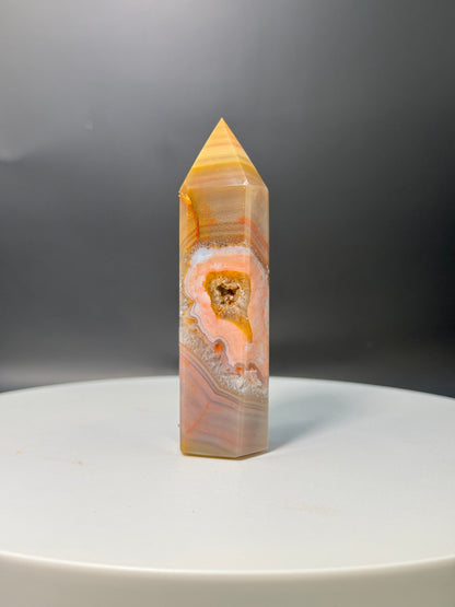 Brazilian Agate Tower