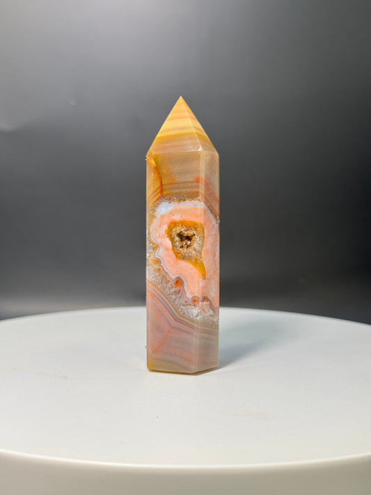 Brazilian Agate Tower