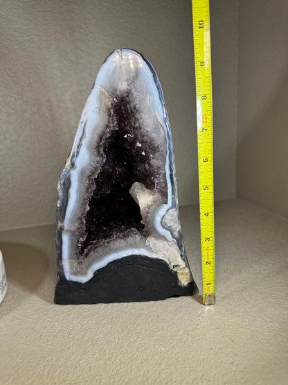 Stunning Amethyst Catherdral with Polish Back