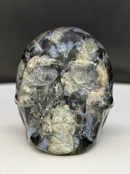 Hand Carved Rhyolite Skull