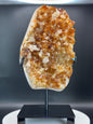 Citrine Freeform on Custom Stand from Brazil