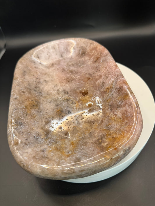 Pink Amethyst Bowl From Brazil