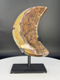 Agate Moon Covered in Druzy