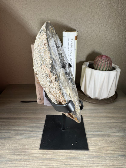 Brazilian Druzy Agate on Custom Stand
