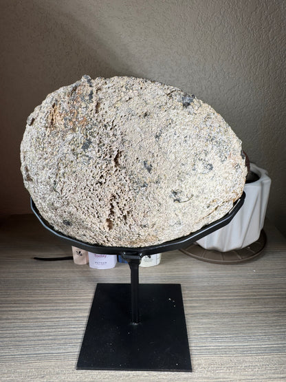 Brazilian Druzy Agate on Custom Stand