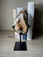 Brazilian Druzy Agate Geode on Custom Stand