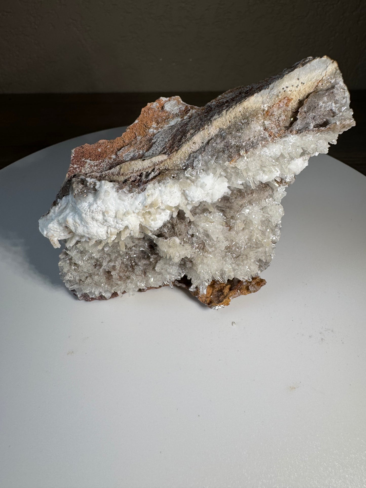 UV Reactive Multi Colored Grateful Dead Calcite from La Ojuela mine, Mapimi, Durango, Mexico 207 grams