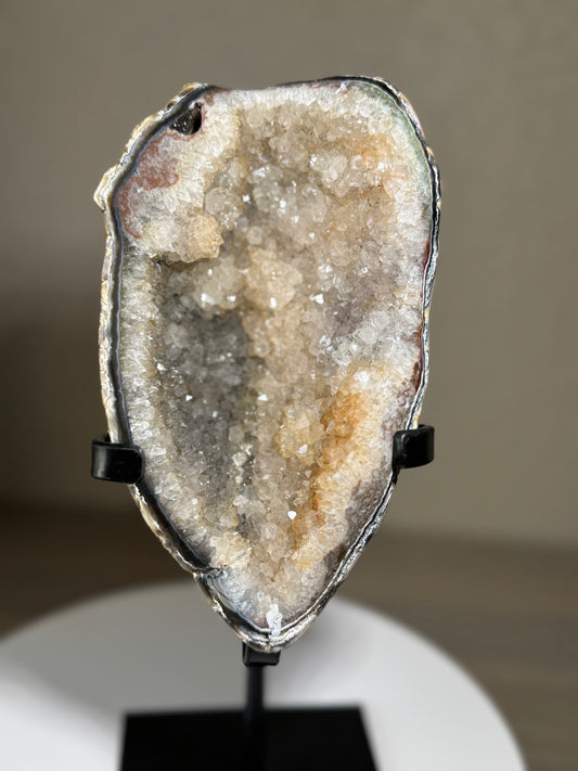 Brazilian Geode of Custom Stand