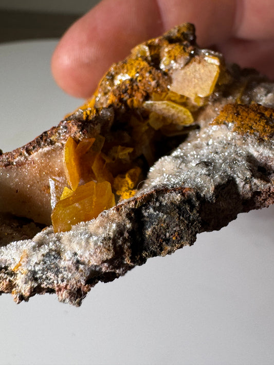 Wulfenite from Los Lamentos Mine in Chihuahua Mexico 114 Grams