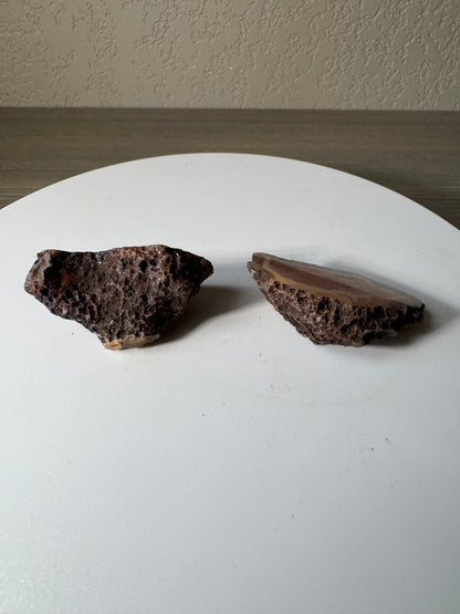 Malawi Agate Pair