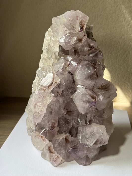 Amethyst Cluster with Phantoms from Brazil 8.8 lbs