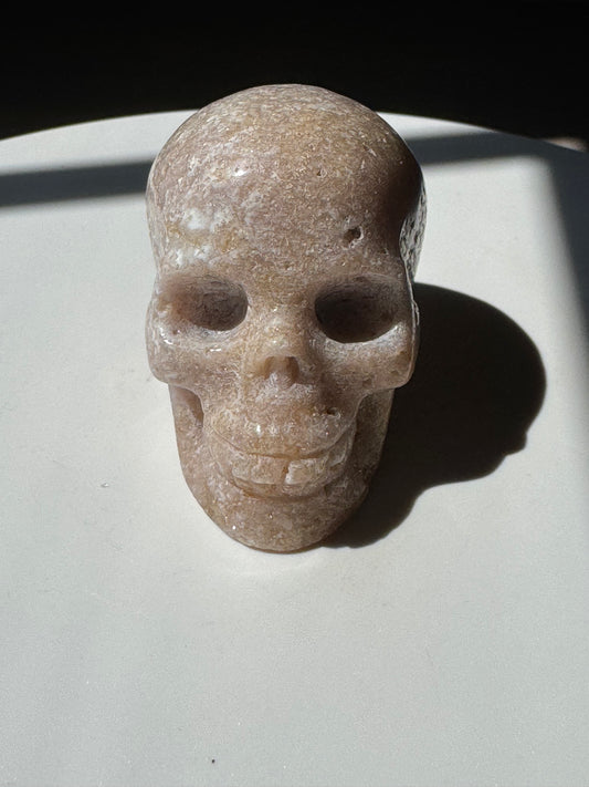 Orange Aventurine Skull 2 inch