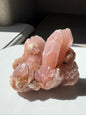 Pink Amethyst Crystal Cluster from Brazil