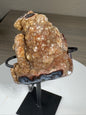 Druzy Brazilian Geode of Custom Stand