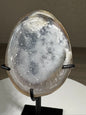 Druzy Brazilian Geode of Custom Stand