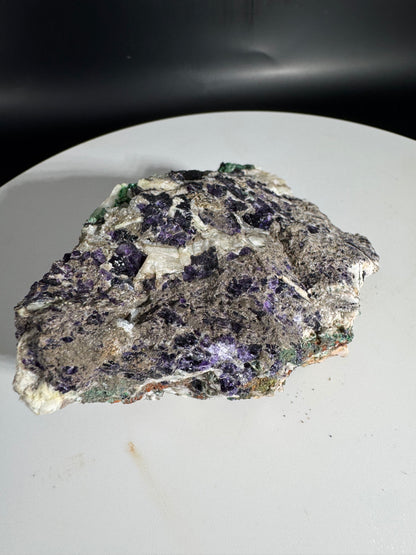 Ojuela Fluorite on Malachite from La Ojuela mine in Mapimi Durango Mex 285 Grams